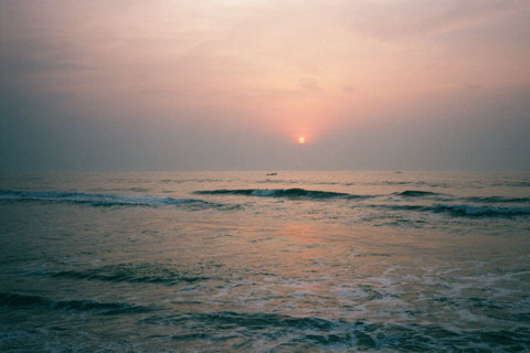 Sunrise over Bay of Bengal, Chennai