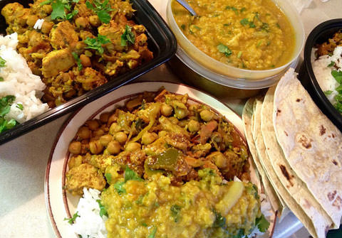 Vegan Indian meal