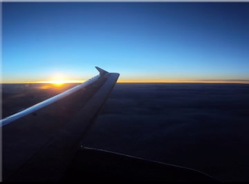 View from an airplane