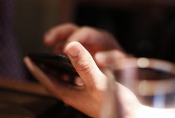 Woman Using her Smart Phone