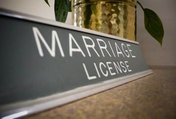 Marriage license