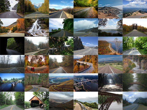 Scenic drives in the US