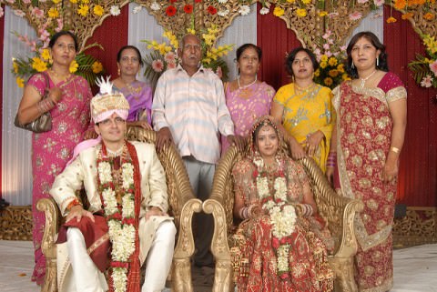 Indian wedding guests