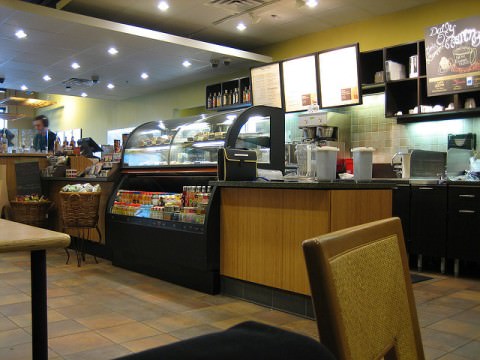 A starbucks outlet