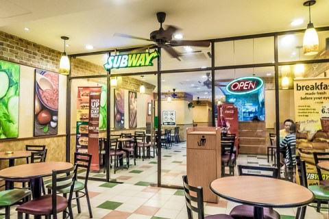 A subway outlet