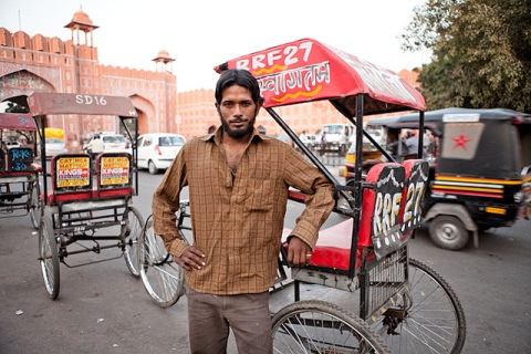 Cycle rickshawalas