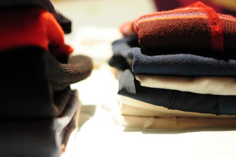 The art of folding clothes