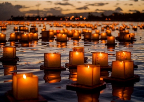 Floating lantern festival