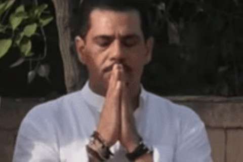 Robert Vadra and yoga