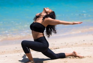 Shammi Gupta: Yoga guru at Andaman beach